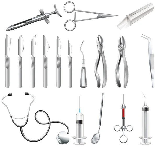 Dental tools — Stock Vector