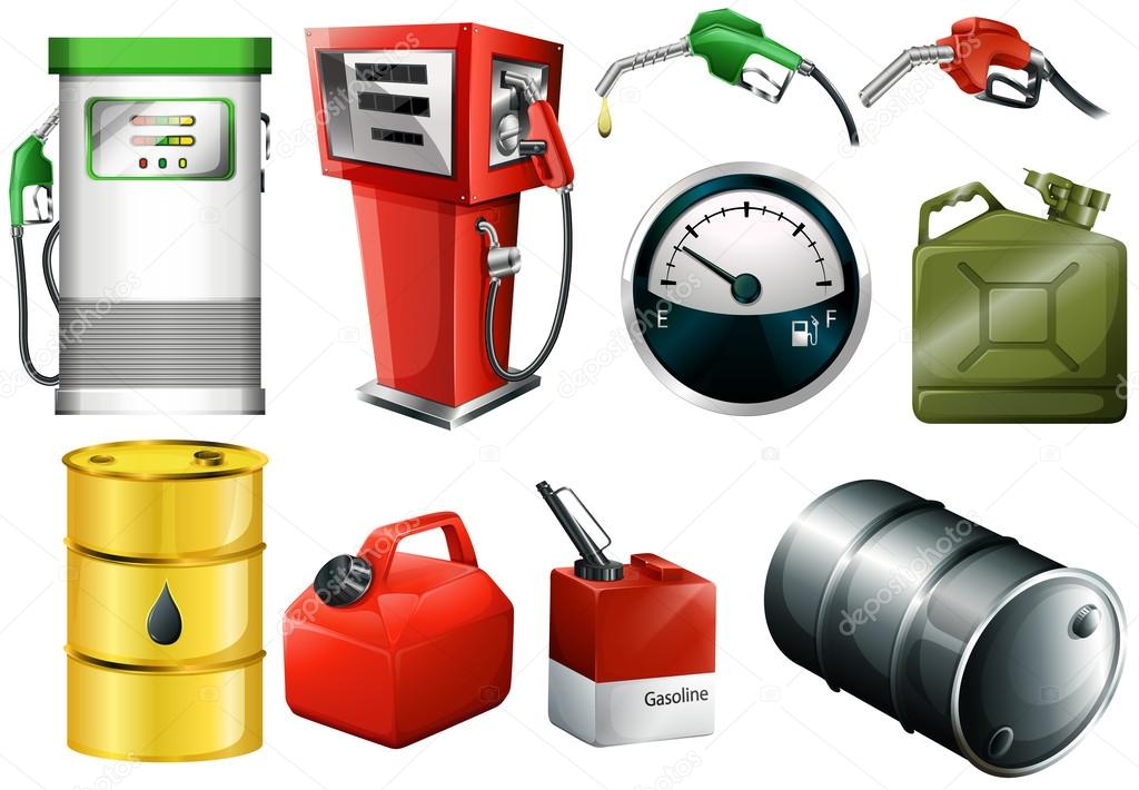Different fuel cans