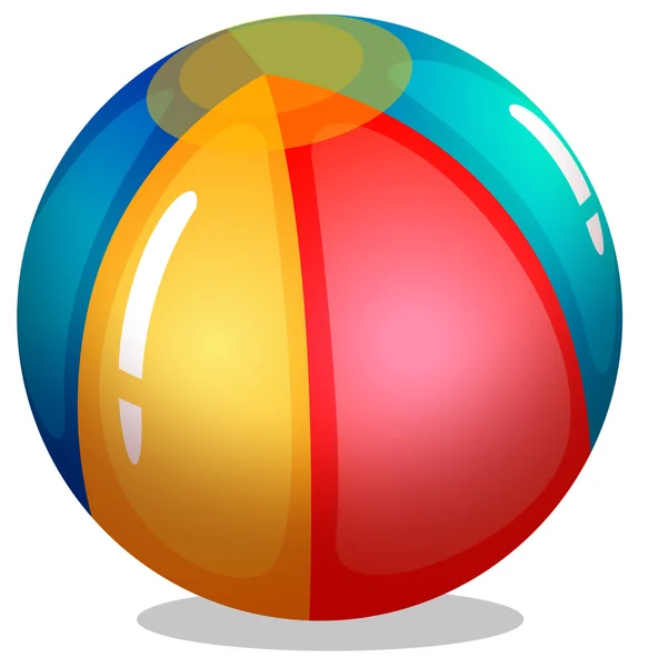 A beach ball — Stock Vector