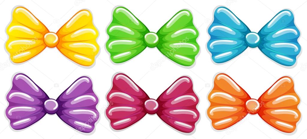 Colourful bows