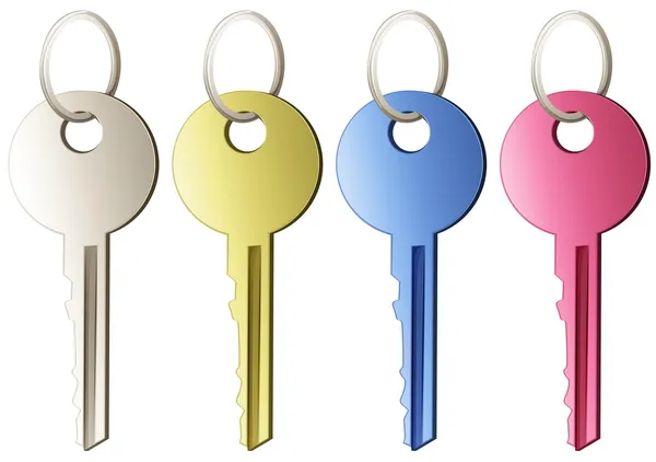 Set of keys — Stock Vector