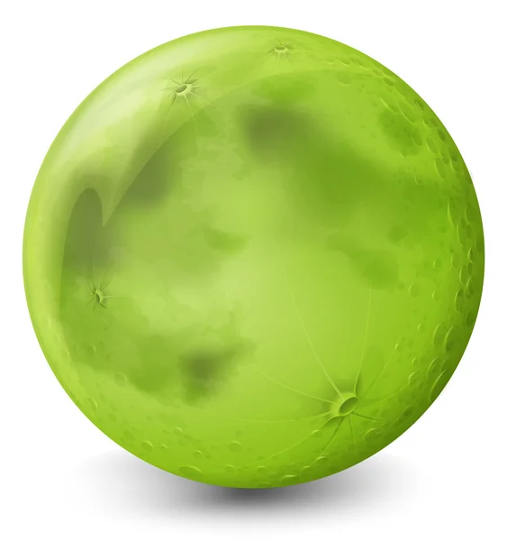 Ein grüner Planet — Stockvektor