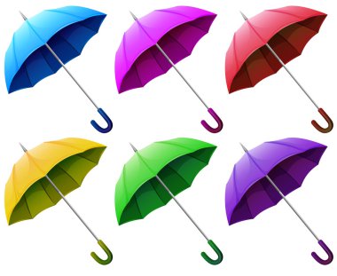renkli brollies