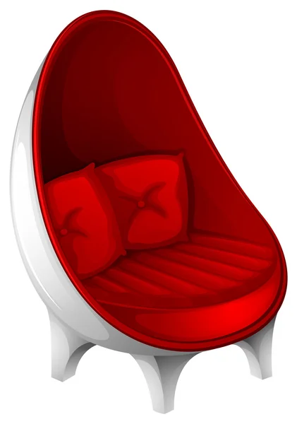 Uma mobília vermelha — Vetor de Stock