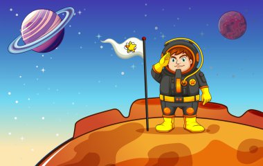 outerspace adlı bir adam