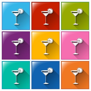 kokteyl içki simgeler