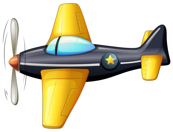 Un avión de época — Vector de stock