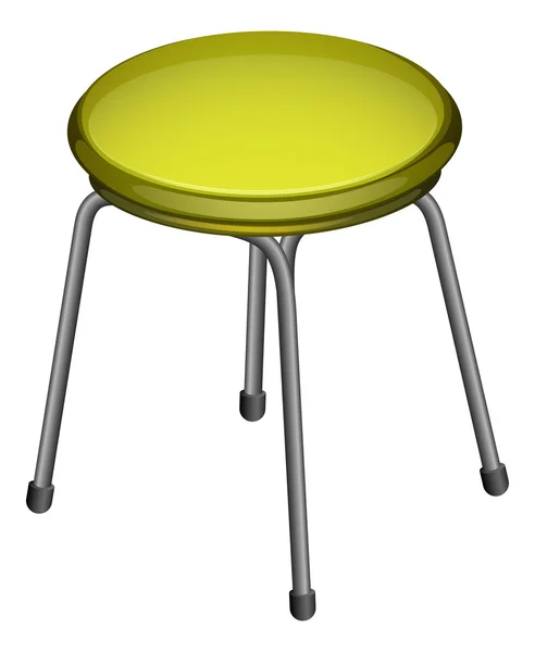 Une chaise en acier — Image vectorielle