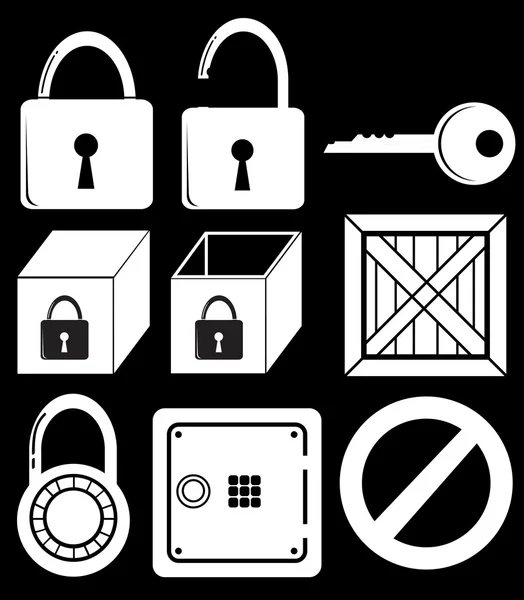 Locking devices — Stock Vector