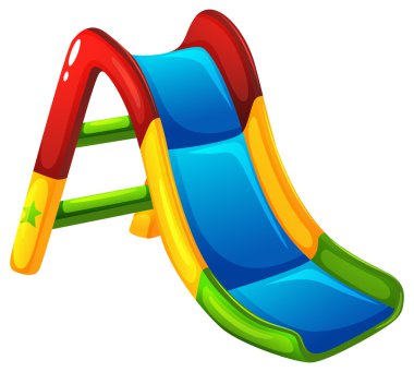 A colourful slide clipart