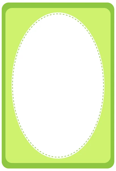 Ilustração Modelo Banner Forma Oval Vazio —  Vetores de Stock