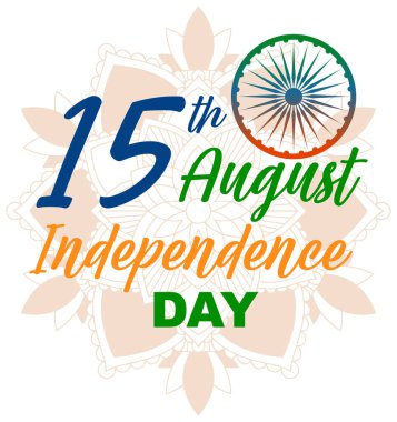 Hint Bağımsızlık Günü Afişi illüstrasyonu