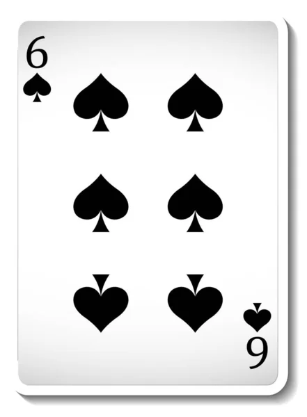 Carta de jogo dez de copas 10 design moderno em preto e branco tamanho  padrão poker poker casino 3d render ilustração 3d