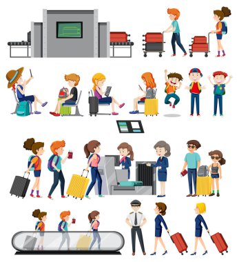 Gezgin nesneler ve gezginler çizimi