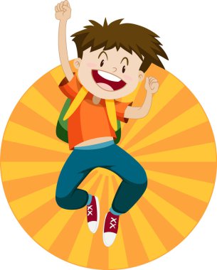 Sırt çantalı tatil teması