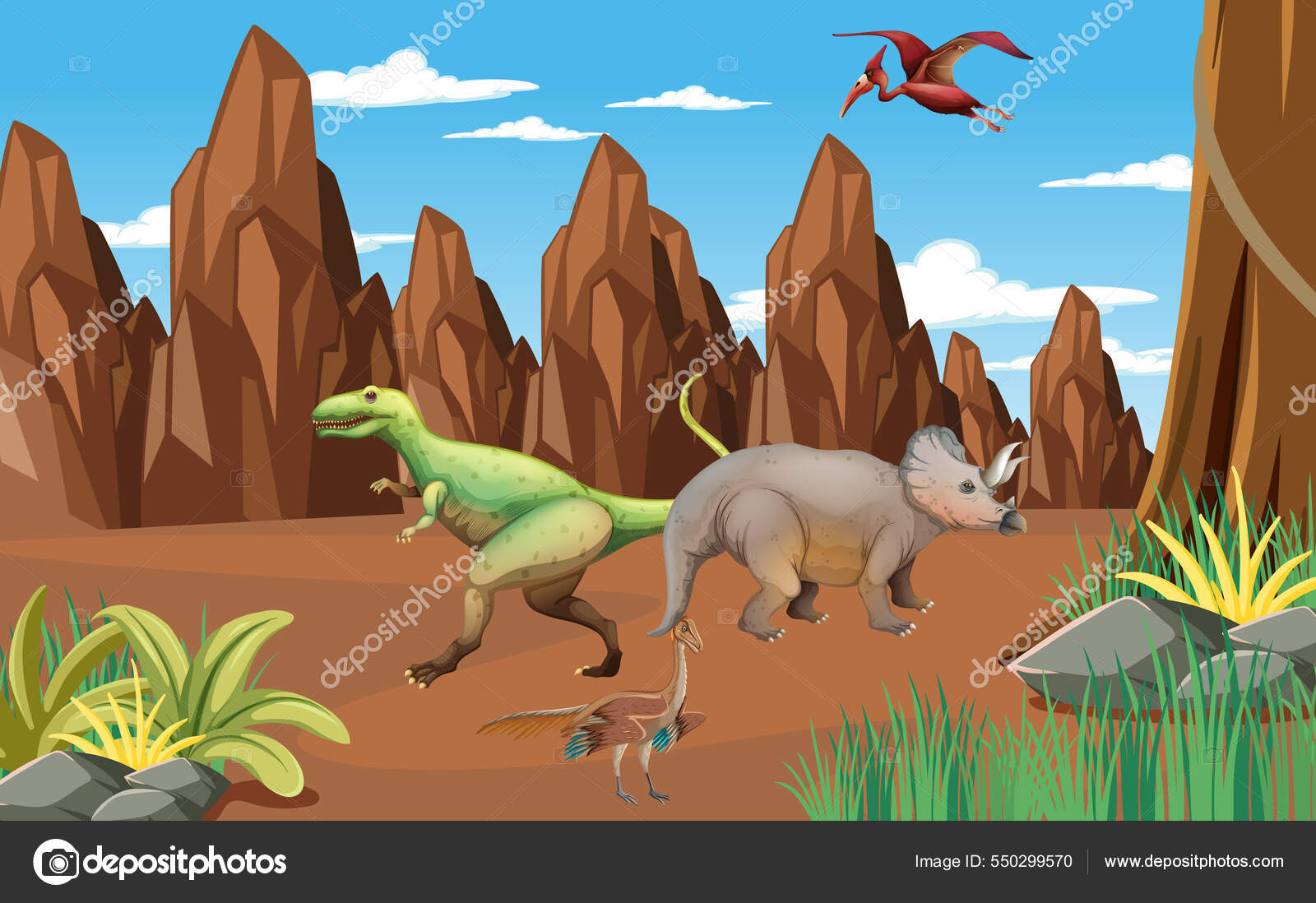 Taman Dinosaurusストックベクター ロイヤリティフリーtaman Dinosaurusイラスト ページ 8 Depositphotos