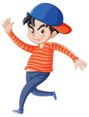 Beyaz Arkaplanda Güzel Bir Çocuk Görünüyor