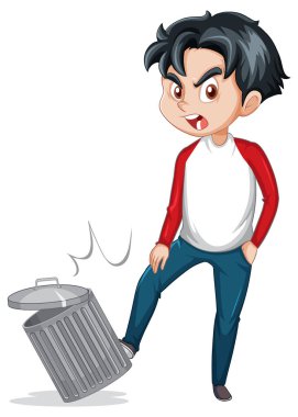 Beyaz zeminde duran tatlı kız.