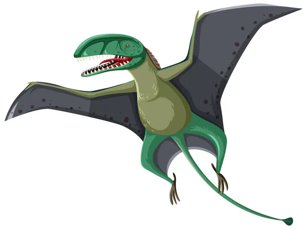 Dinosaur Dimorphodon White Background Illustration — Stock Vector