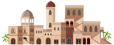 Birçok bina tuğlalardan yapılmıştır.