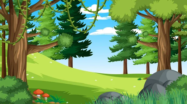 Okouzlený Les Krajiny Pozadí Ilustrace Stock Vektor od ©blueringmedia 524024526
