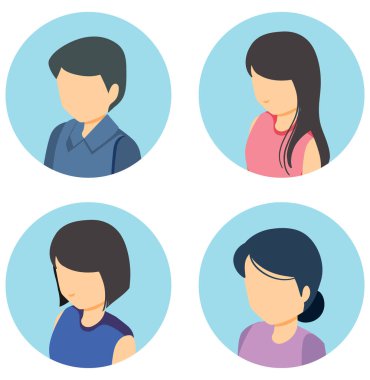 Yüzleri olmayan insanlar resim çizerler.