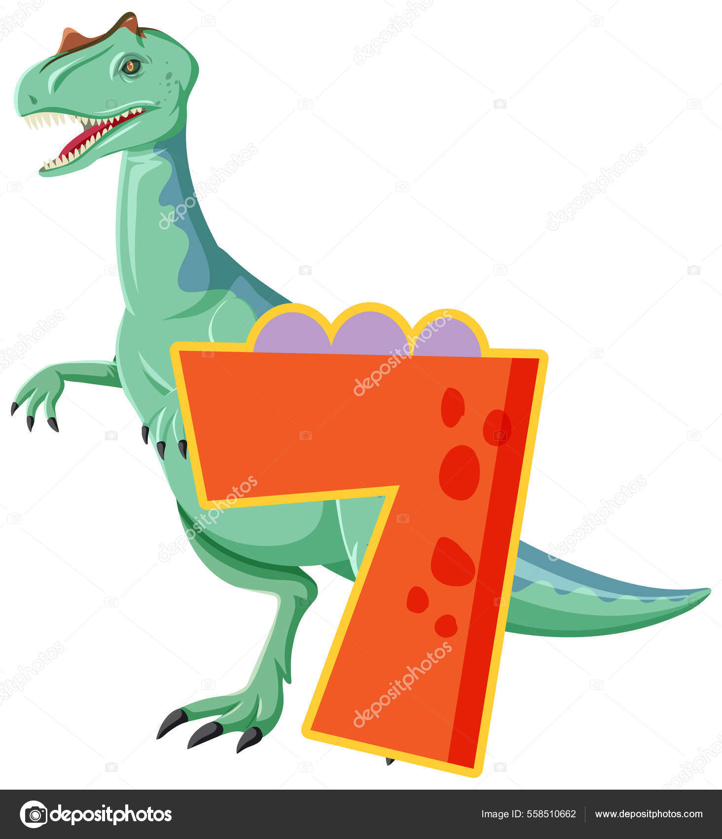 Ícone de desenho animado simples ilustração vetorial simples dinossauro  verde