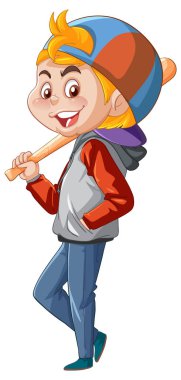 Beyaz zeminde duran tatlı kız.