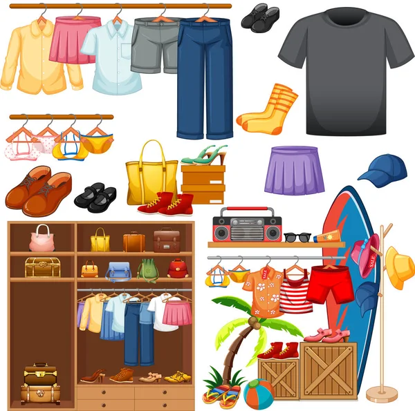 Beyaz arkaplan resimlerinde farklı bir kumaş seti