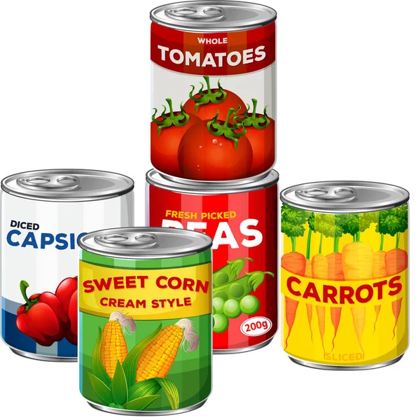 12,480 Canned food Vector Images Depositphotos