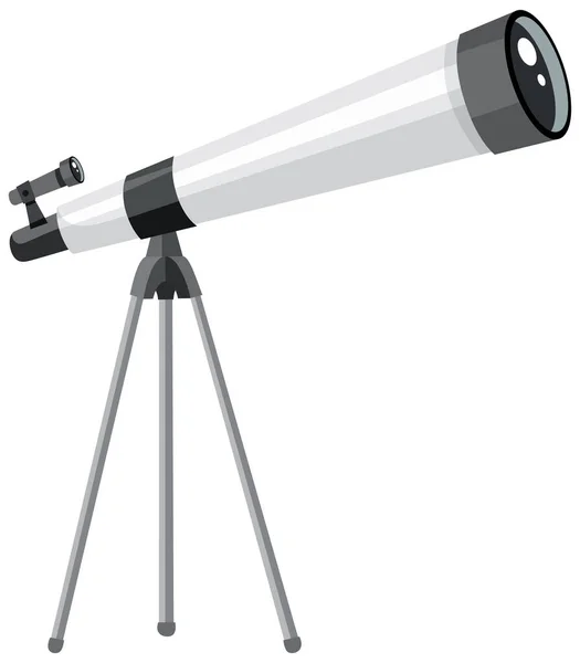 Telescopio Tripon Stand Illustrazione — Vettoriale Stock