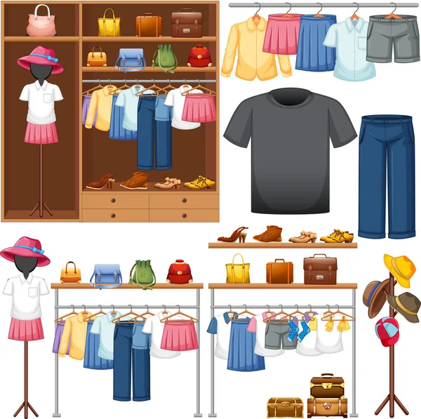 Beyaz arkaplan resimlerinde farklı bir kumaş seti