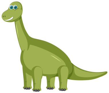 Şirin Brachiosaurus Dinozor Çizgi Filmi Çizimleri