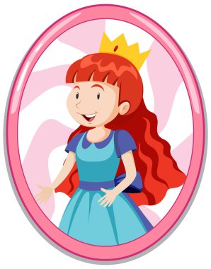 Şirin prenses çizgi film karakteri çizimi