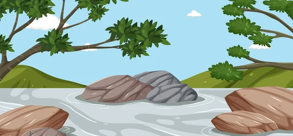 Hızlı su akışı doğa görüntüleme