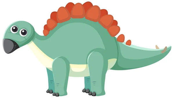 Lindo Dinosaurio Spinosaurus Dibujos Animados Ilustración — Archivo Imágenes Vectoriales