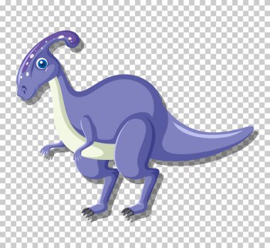 Şirin parasaurolophus dinozoru izole edilmiş.