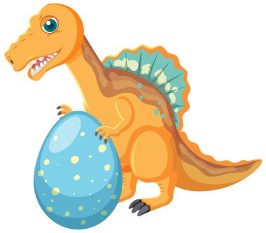 Şirin Spinosaurus Dinozor Çizgi Filmi Çizimi