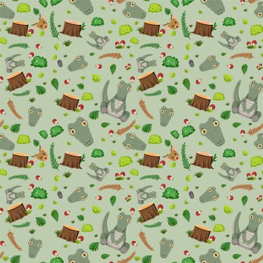 Şirin timsah desensiz tasviri