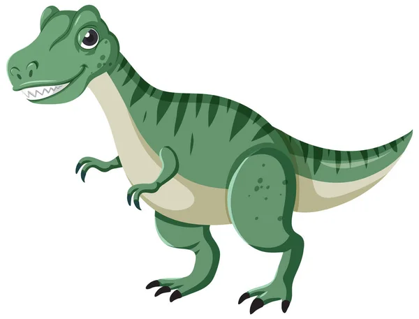 Lindo Tyrannosaurus Dinosaurio Dibujos Animados Ilustración — Archivo Imágenes Vectoriales