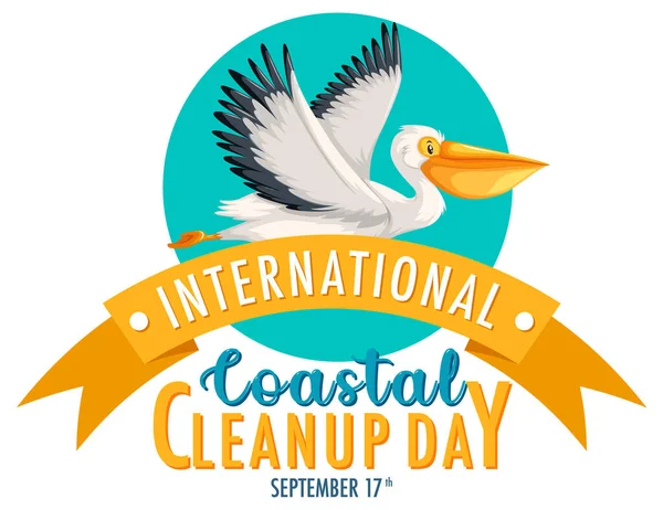 Διεθνής Ημέρα Καθαρισμού Ακτών — Διανυσματικό Αρχείο