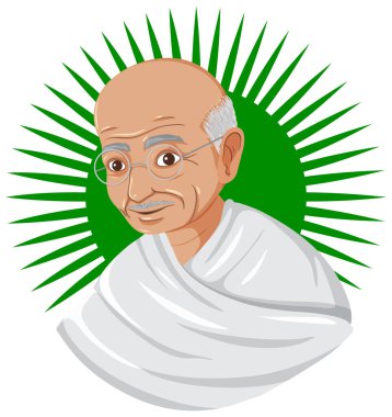 Mahatma Gandhi portre çizimi