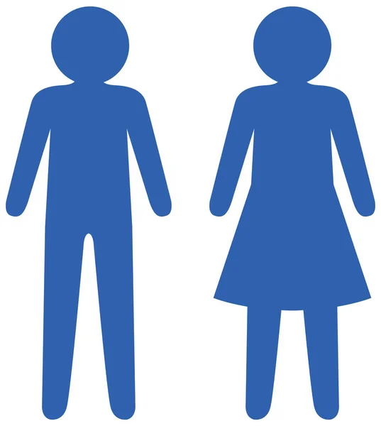 Man Woman Restroom Sign Illustration Vektor Stok oleh ©blueringmedia ...