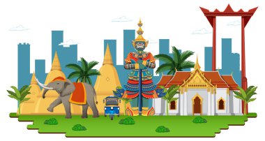 Tarihi Simgelerle dolu Bangkok Tayland