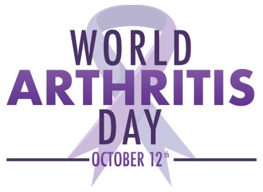 World Arthritis Day Poster Design illustration