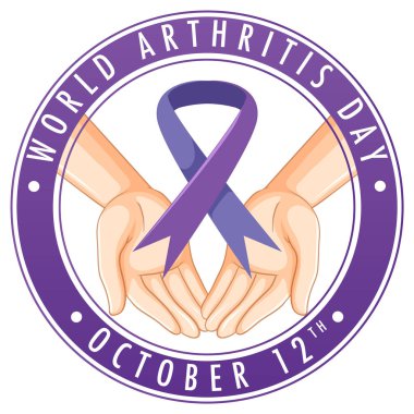 World Arthritis Day Poster Design illustration