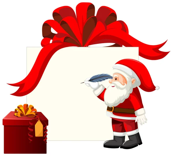 Santa Claus Christmas Cartoon Character Illustration — Stockvektor