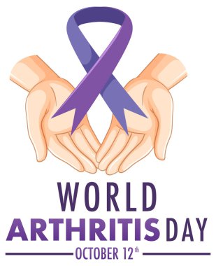 World Arthritis Day Poster Design illustration