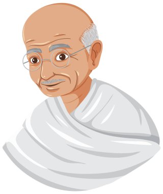 Mahatma Gandhi portre çizimi