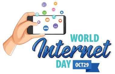 World Internet Day Banner Design illustration